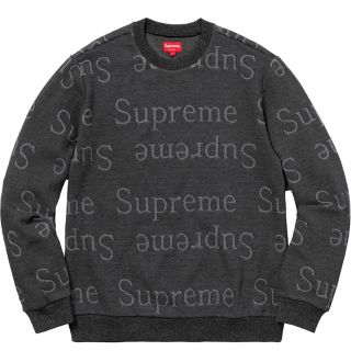 シュプリーム(Supreme)の最終値下げ‼︎supreme Jacquard Logo Crewneck(スウェット)