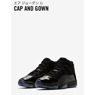 ナイキ(NIKE)のNIKE AIR JORDAN 11 RETRO "CAP AND GOWN"(スニーカー)