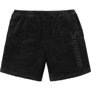 シュプリーム(Supreme)のsupreme 18SS Terry Logo Short black 黒 XL(ショートパンツ)