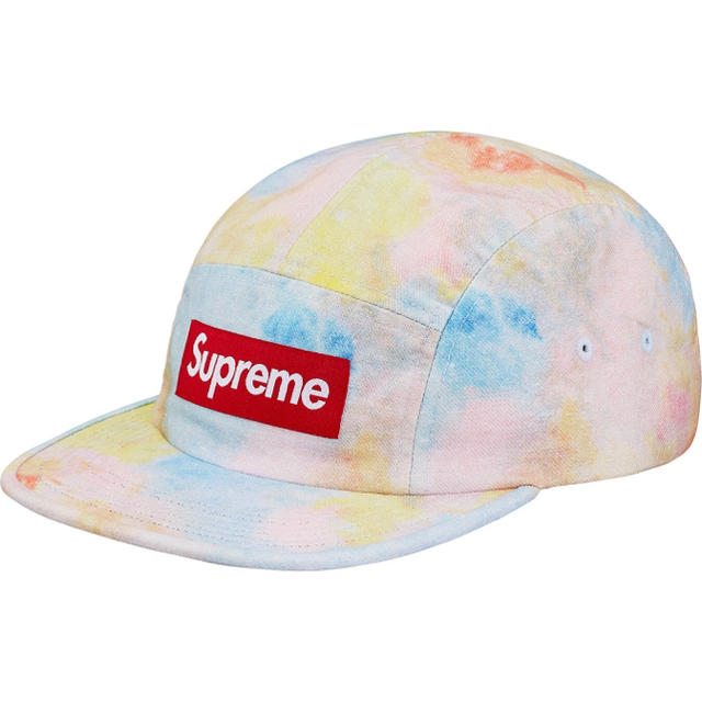 Supreme 18ss Multicolor Denim Camp Cap