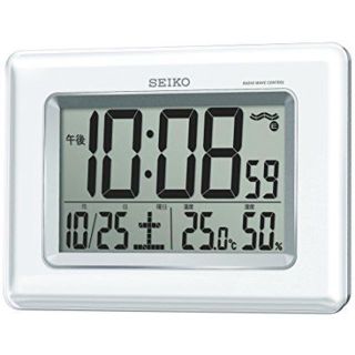 セイコー(SEIKO)の★新品★送料無料★セイコー クロック 掛け時計 置き時計 電波 デジタル(置時計)