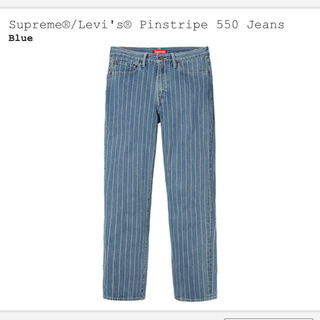 シュプリーム(Supreme)のSupreme Levi’s striped 550 jeans 30(デニム/ジーンズ)