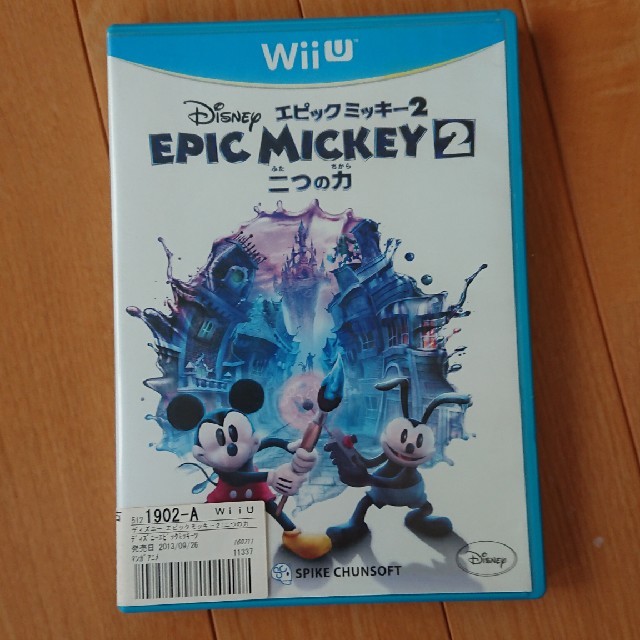Wii U(ウィーユー)のWiiU ソフト エピックミッキー２ 二つの力 エンタメ/ホビーのゲームソフト/ゲーム機本体(家庭用ゲームソフト)の商品写真
