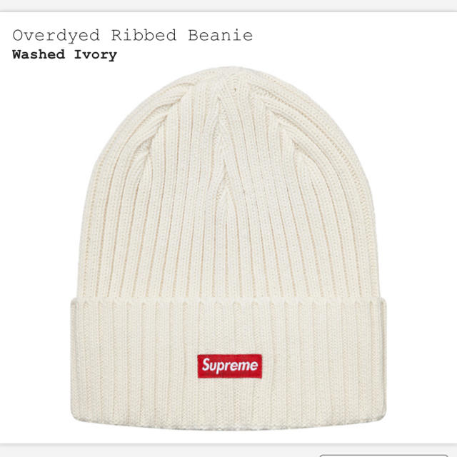 supreme overdyed ribbed beanie