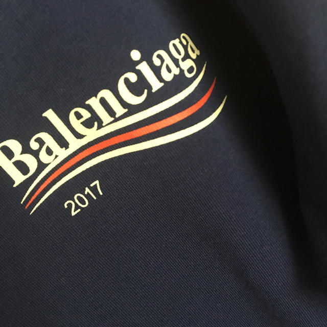 balenciaga  100周年キャンペーンロゴ tシャツ