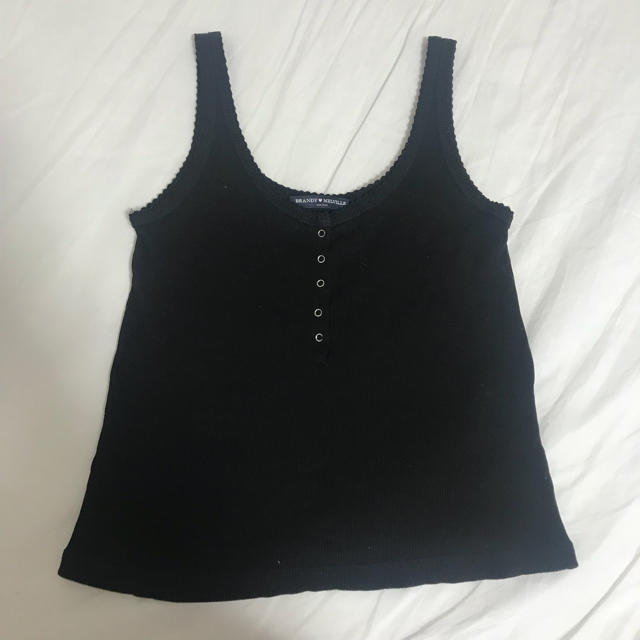 Brandy Melville(ブランディーメルビル)の黒 ビスチェ  レディースのトップス(キャミソール)の商品写真