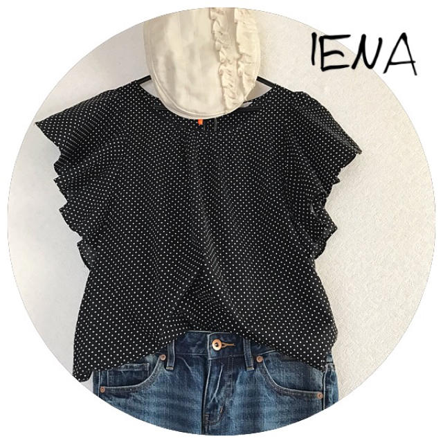 IENA(イエナ)の【IENA】ドットフレアスリーブブラウス レディースのトップス(シャツ/ブラウス(半袖/袖なし))の商品写真