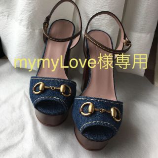 グッチ(Gucci)のmymyLove様専用(サンダル)