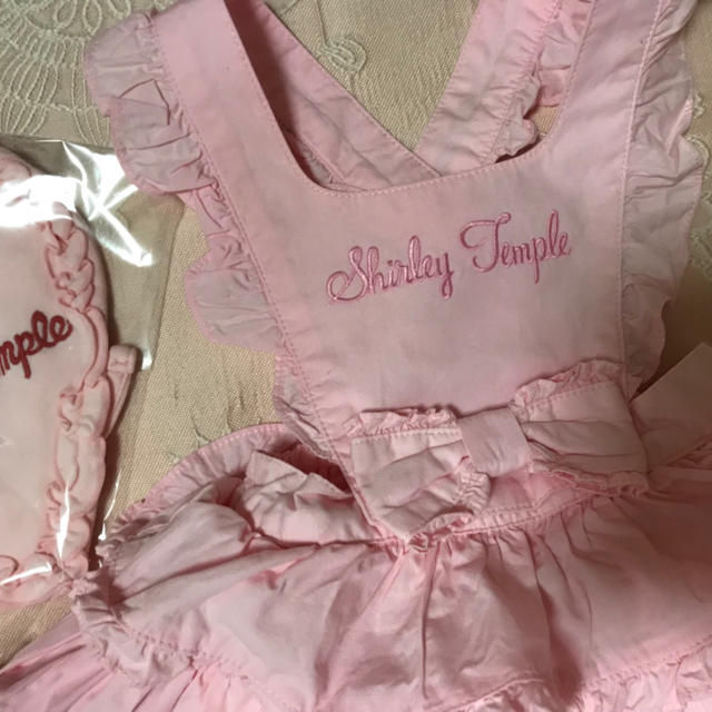 Shirley Temple(シャーリーテンプル)のシャーリーテンプル エプロンロンパース♡ キッズ/ベビー/マタニティのベビー服(~85cm)(ロンパース)の商品写真