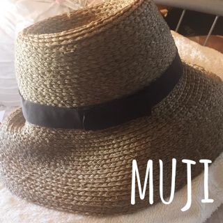 ムジルシリョウヒン(MUJI (無印良品))の無印良品 麦わら帽子 ブラウン(麦わら帽子/ストローハット)