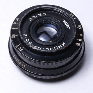 キヤノン(Canon)のインダスター Industar 50-2 50mm F3.5 M42マウント(レンズ(単焦点))