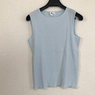 クレージュ(Courreges)のクレージュ超美品 シャリ感サマーニット チュールフリル フォクシー、Rene、(ニット/セーター)