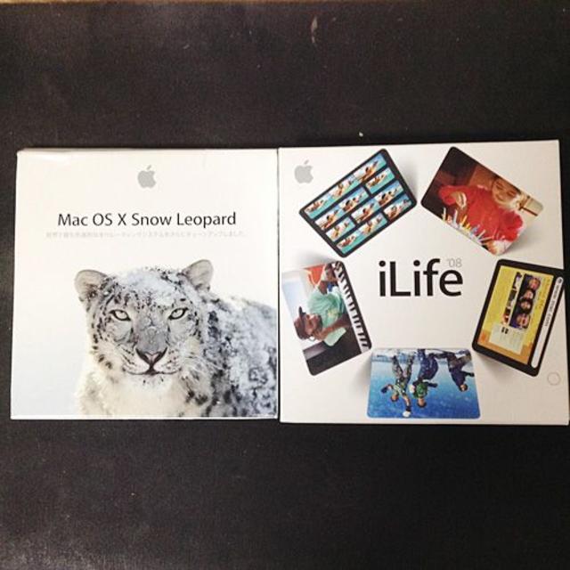 Apple(アップル)のMac OS X Snow Leopard 10.6とiLife '08 スマホ/家電/カメラのPC/タブレット(PCパーツ)の商品写真