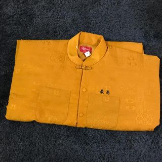 シュプリーム(Supreme)のSupreme Mandarin Jacket Gold S 国内正規品(ナイロンジャケット)