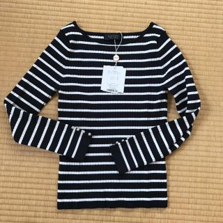 ジャスグリッティー(JUSGLITTY)の新品！ジャスグリッティー ☆パール付きニット(カットソー(長袖/七分))