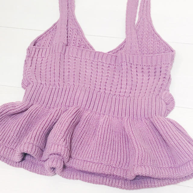 GRL(グレイル)の新品︎♥︎ニットキャミソール︎♥︎ レディースのトップス(カットソー(半袖/袖なし))の商品写真