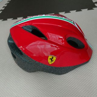 フェラーリ(Ferrari)の【のーん様専用】フェラーリキッズ ヘルメット レッド (自転車)