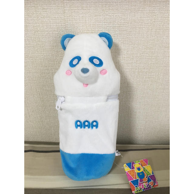 AAA(トリプルエー)のえーパンダ ボトルカバー 青 エンタメ/ホビーのタレントグッズ(ミュージシャン)の商品写真