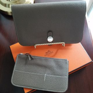 エルメス(Hermes)のさとみさと様専用HERMES☆☆エトゥープ確実正規品☆(財布)