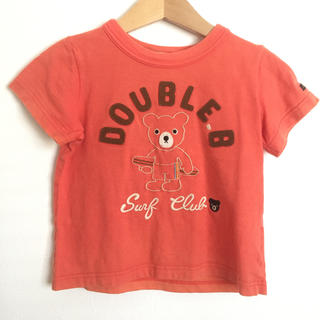 ダブルビー(DOUBLE.B)の専用ミキハウス ダブルB Tシャツ オレンジ 100cm(Tシャツ/カットソー)