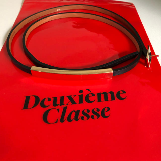 deuxieme classe プレート細ベルト