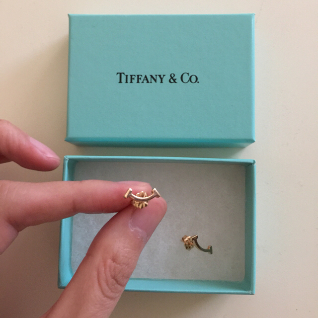 Tiffany & Co. - TIFFANY ティファニー スマイル ピアス 18kゴールドの通販 by あーちゃん's shop