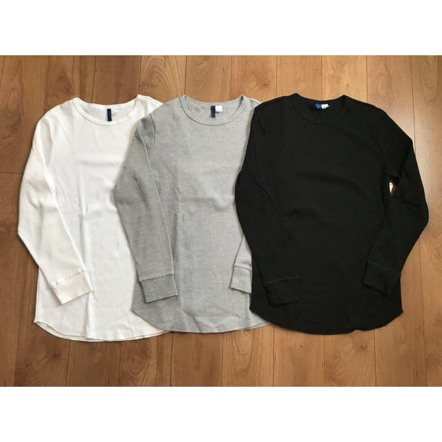 【S】中古 H&M サーマル 長袖 Tシャツ 3枚セット | フリマアプリ ラクマ