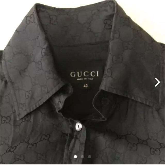 Gucci(グッチ)のGUCCI シルクシャツ メンズのトップス(シャツ)の商品写真