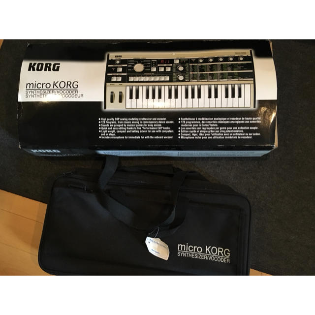 KORG(コルグ)のmicroKORG シンセサイザー 楽器の鍵盤楽器(キーボード/シンセサイザー)の商品写真