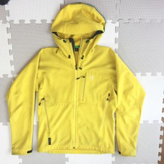 ホグロフス(Haglofs)のHAGLOFS REPTILE2 HOOD ホグロフス ソフトシェル メンズS(マウンテンパーカー)