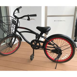 るいるい様専用】ビーチクルーザー 自転車 子供 22インチの通販 by