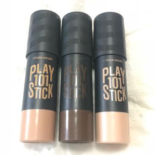 エチュードハウス(ETUDE HOUSE)のエチュードハウス PLAY101STICK 3本セット(ファンデーション)