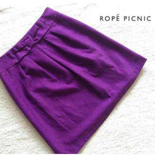 ロペピクニック(Rope' Picnic)の美品 ロペピクニック★リボンスカート★(ひざ丈スカート)