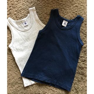 プチバトー(PETIT BATEAU)のプチバトー タンクトップ 4a 肌着(Tシャツ/カットソー)