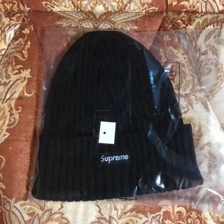 シュプリーム(Supreme)のsupreme Overdyed Ribbed Beanie 黒 black(その他)