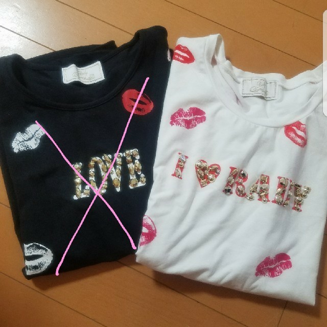 Rady(レディー)のrady　リップTシャツ　ホワイト レディースのトップス(Tシャツ(半袖/袖なし))の商品写真