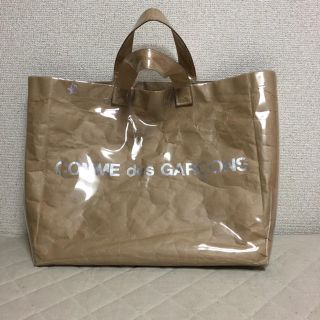 コムデギャルソン(COMME des GARCONS)のCOMME des GARCONS PVC クラフトペーパーバッグ(トートバッグ)