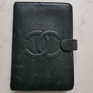 シャネル(CHANEL)の★希少　ダークグリーンシャネル　手帳★(その他)