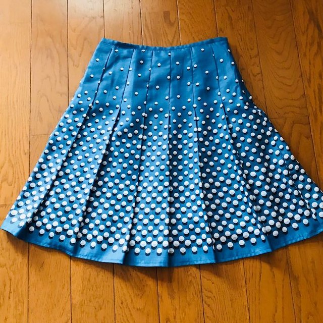 幾何学模様のドットスカートの通販 by marie｜ラクマ