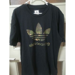 アディダス(adidas)のadidas 迷彩ロゴTシャツ　3L  XO 黒　アディダスオリジナルス(Tシャツ/カットソー(半袖/袖なし))