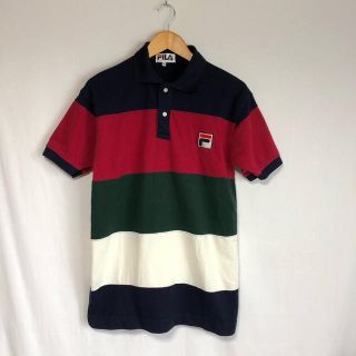 フィラ(FILA)の90s フィラ ボーダー ポロシャツ(ポロシャツ)