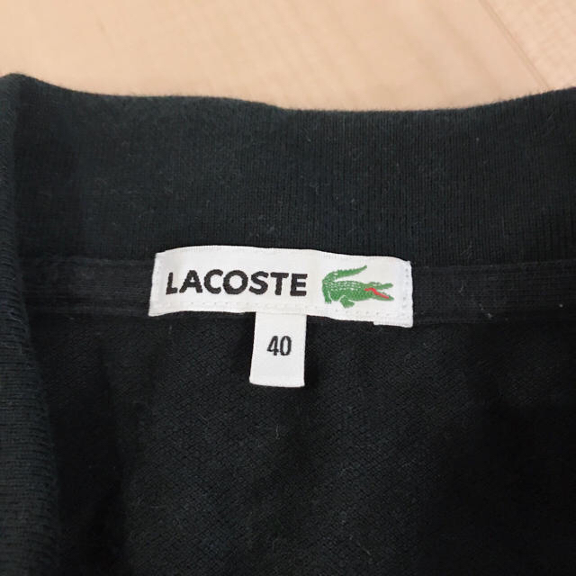 LACOSTE(ラコステ)のラコステ ポロシャツ ブラック レディースのトップス(ポロシャツ)の商品写真