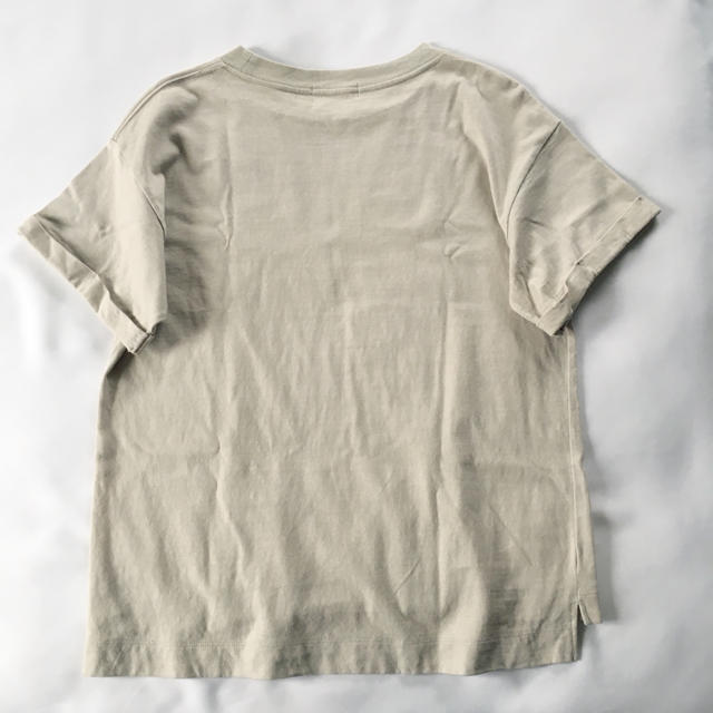 Maison de Reefur(メゾンドリーファー)のメゾンドリーファー オーバーサイズTシャツ ベージュ 無地 レディースのトップス(Tシャツ(半袖/袖なし))の商品写真