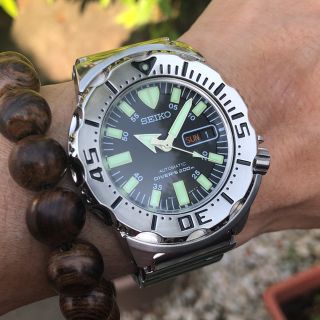 セイコー(SEIKO)の⭐️セイコー ブラック モンスター⭐️ d(￣ ￣)(腕時計(アナログ))