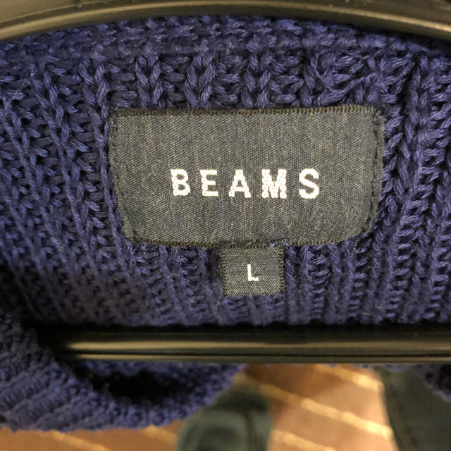 BEAMS(ビームス)のビームス ニット ネイビー L メンズのトップス(ニット/セーター)の商品写真
