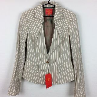 ヴィヴィアンウエストウッド(Vivienne Westwood)の新品 ヴィヴィアンウエストウッドレッドレーベル テーラードジャケット サイズ42(テーラードジャケット)