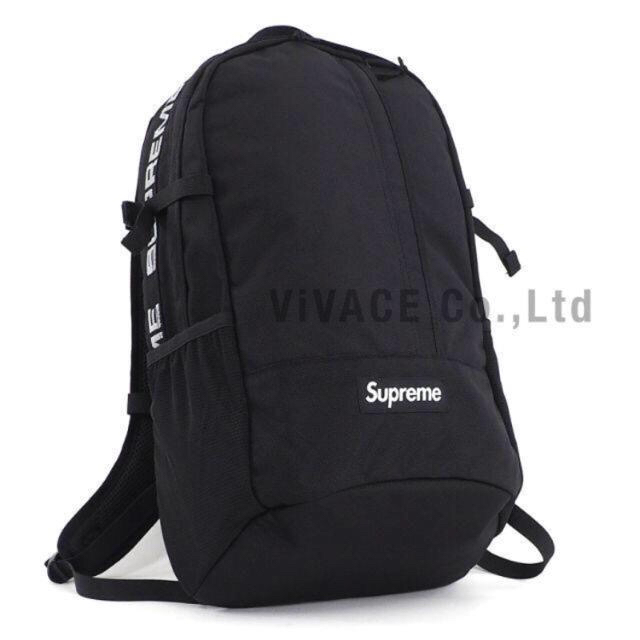 Supreme 18SS Backpack バックパック 黒 バッグパック/リュック