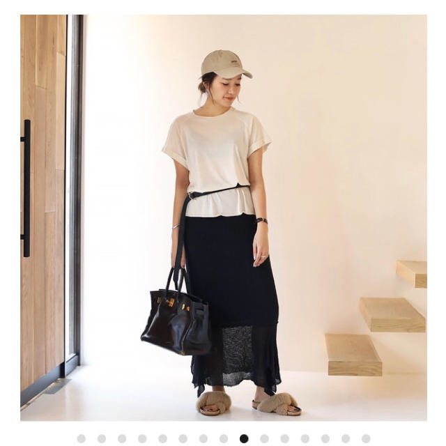 todayful ★linen knit skirt★新品