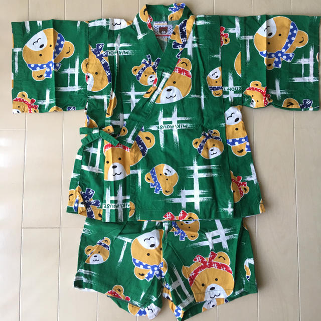 mikihouse(ミキハウス)のあかわごん様専用☆mikihouse 甚平 100 キッズ/ベビー/マタニティのキッズ服男の子用(90cm~)(甚平/浴衣)の商品写真