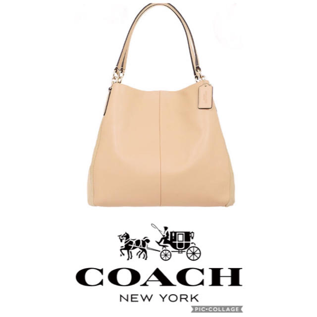 COACH - ☆コーチ ショルダーバッグ ベージュの通販 by フレグランス